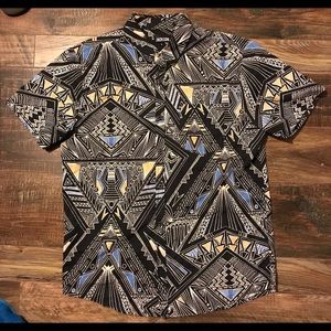 Geo Print Jackson Button up Shirt